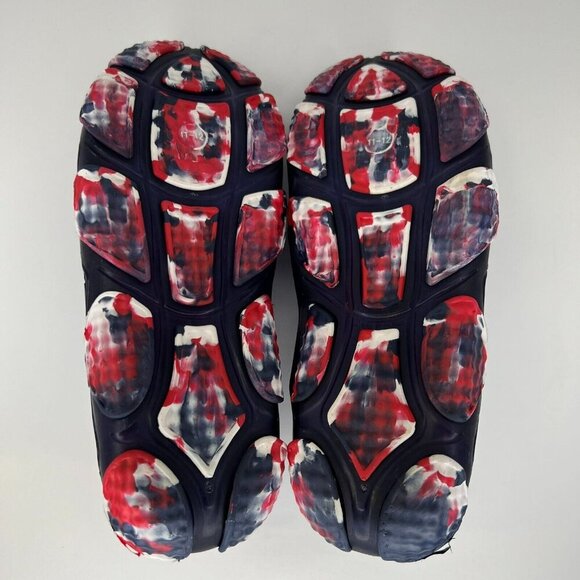 Beach Slip-On Purple/Blue with Red Sole Shoes Women's Size 11 Casual Lite Weight - Picture 8 of 9